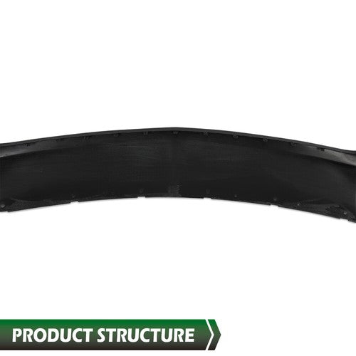 Solid Spare Fit For 2019-2025 Chevrolet Malibu Front Bumper Lower Lip Protector Black