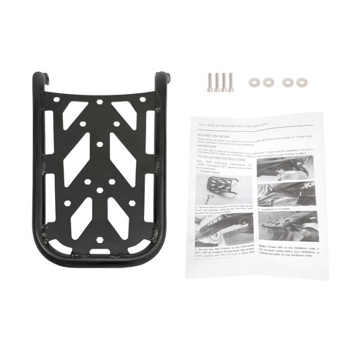 Solid Spare For Kawasaki KLX 230 20-24 Motorcycle Rear Rack Luggage Storage Rack Carrier New