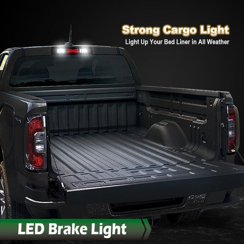 Solid Spare Fit For 2015-2018 Colorado/Canyon LED Bar Third 3rd Brake Light Cargo Lamp Black