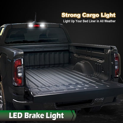 Solid Spare Fit For 2015-2018 Colorado/Canyon LED Bar Third 3rd Brake Light Cargo Lamp Black