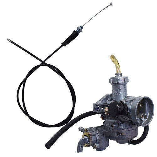 Solid Spare New Carburetor & Throttle Cable Fit For Honda Atv Atc 90 110 125 Trx125