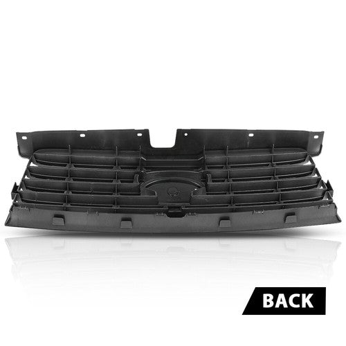 Solid Spare Fit For 2006-2008 Subaru Forester Front Bumper Upper Grille Black & Silver