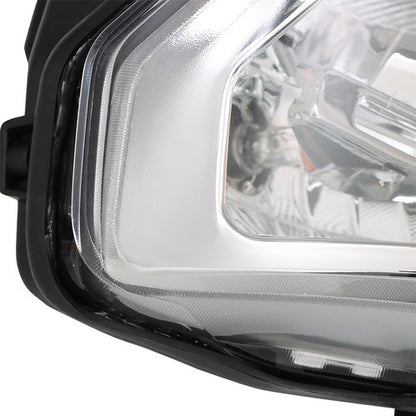 Solid Spare Fit For Ford F-150 2018 2019 2020 LH+RH Headlights Headlamps Clear Lens Halogen
