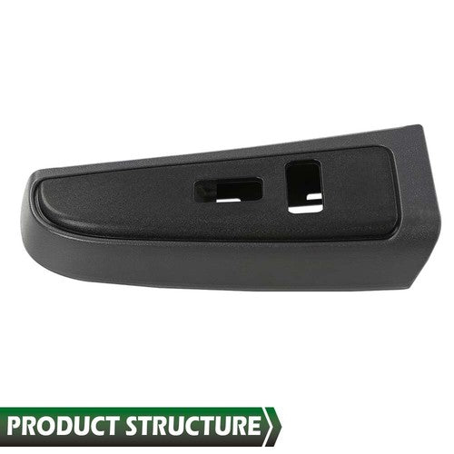Solid Spare Fit For 03-2007 Chevy Silverado GMC Sierra Front Right Window Switch Bezel Gray