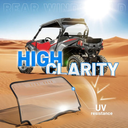 Solid Spare For CFMOTO ZForce 950 Sport/Trail & 800 Trail 23-25 Clear Rear Windshield Vented