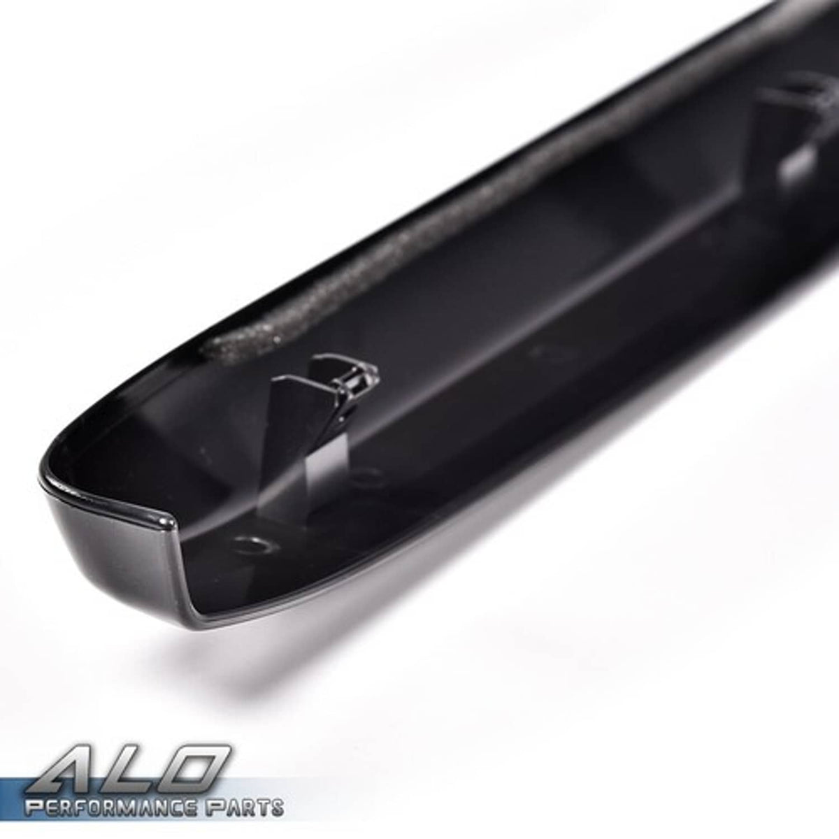 Solid Spare Fit For 1997-2001 Jeep Cherokee Rear License Plate Lamp Light Cover Gloss Black