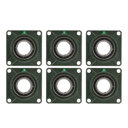 Solid Spare 6 Pcs Self-Aligning UCF212-39 Pillow Block Bearing Solid Base 2-7/16" Bore