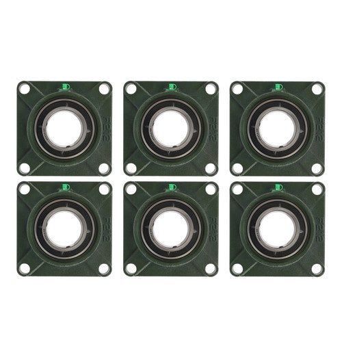 Solid Spare 6 Pcs Self-Aligning UCF212-39 Pillow Block Bearing Solid Base 2-7/16" Bore