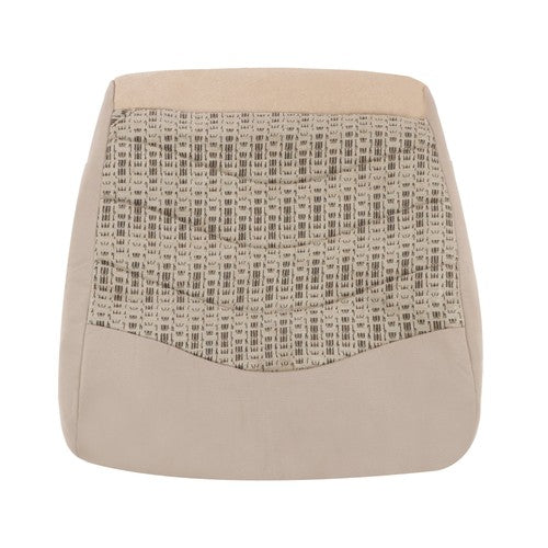 Solid Spare For Ford F250 F350 F450 F550 XLT 1999-2000 Suit Driver Seat Cushion Beige Cloth