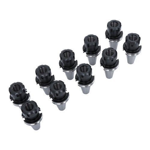 Solid Spare 10Pcs CAT40-ER32 Collet Chuck 2.76" 70mm Length Tool Holder Set New
