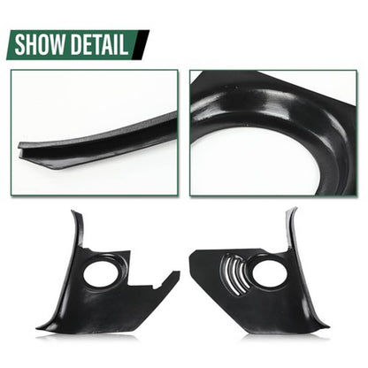 Solid Spare Speaker Kick Panels Without Speakers Fit For 1964 Chevrolet Impala With AC