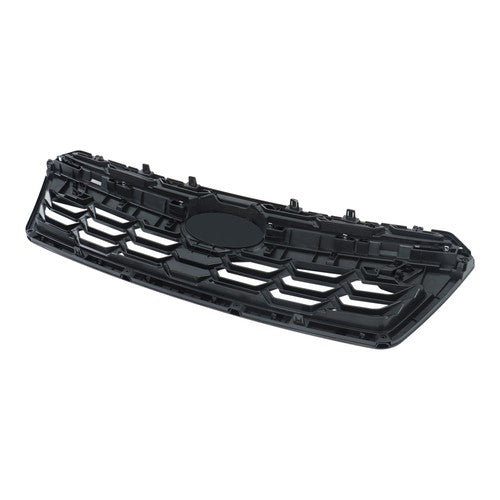 Solid Spare For Subaru Crosstrek 2018 2019 2020 Front Upper Grill Black with Chrome Molding