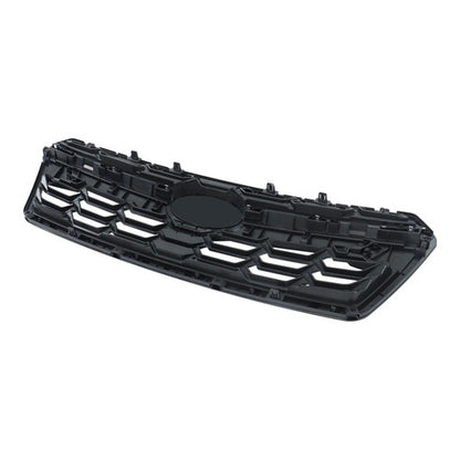 Solid Spare For Subaru Crosstrek 2018 2019 2020 Front Upper Grill Black with Chrome Molding