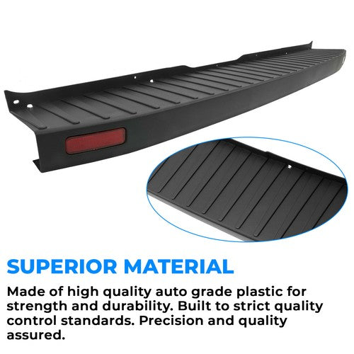 Solid Spare For 15-22 Ford Transit 150 250 350 Rear Bumper Cover Top Pad With Reflectors