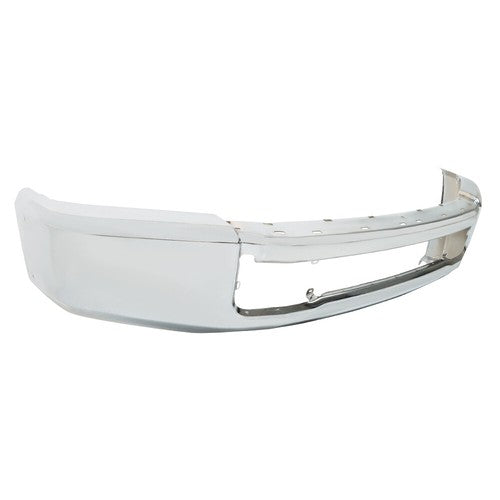 Solid Spare Chrome Steel Front Bumper W/o Fog Light Holes Fit For Ford F250 F350 2020-2022
