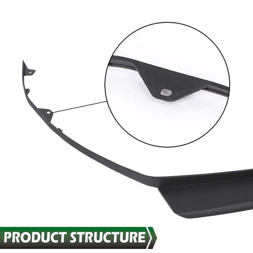 Solid Spare Fit For 2017-2018 Hyundai Elantra Sedan Front Bumper Grille Lower Deflector Lip