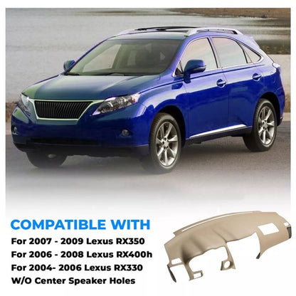 Solid Spare Dashboard Molded Dash Cover For 2004-09 Lexus RX330 R350 w/o Center Speaker Hole