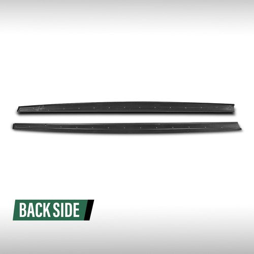 Solid Spare Fit For 14-20 BMW F32/F36/F33 4 Series M Sport Side Skirts Extension Carbon Look