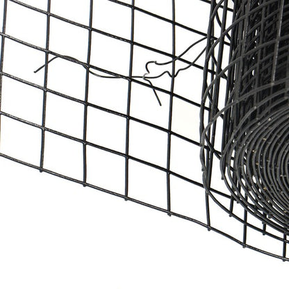 Solid Spare Welded Wire Fence Vinyl Coated Chicken Rabbit Mesh 1"x1" 16 Gauge 24"x50'