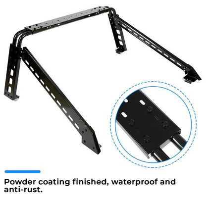 Solid Spare Roll Bar For Full Size Truck Silverado Ram F150 Adjustable Sports Bar Cargo Rack