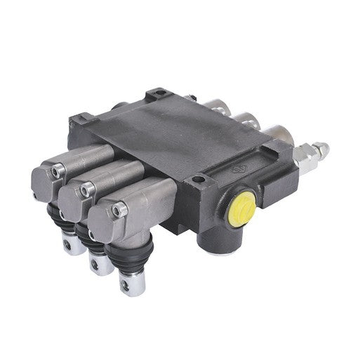 Solid Spare 13 GPM 3600 PSI SAE Ports 3 Spool Hydraulic Control Valve Double Acting