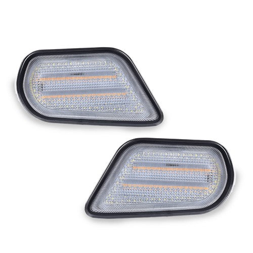 Solid Spare Fit For 98-02 Pontiac Firebird Trans Am Smoke LED Turn?Signal Parking Lights