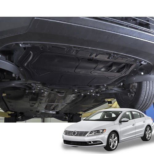 Solid Spare Fit For 2012-2022 Volkswagen Passat Front Engine Splash Shield Under Cover Black