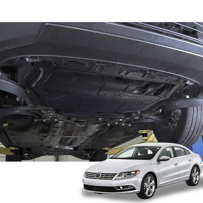 Solid Spare Fit For 2012-2022 Volkswagen Passat Front Engine Splash Shield Under Cover Black