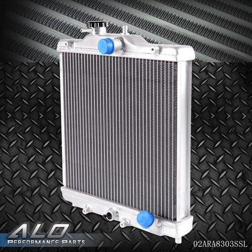 Solid Spare Fit For 92-2000 Honda Civic D15 16 EG EK SOHC 2 Row 42MM Full Aluminum Radiator