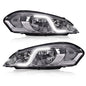 Solid Spare Fit For 2006-2013 Impala/2006-2007 Monte Carlo LED DRL Clear Corner Headlights