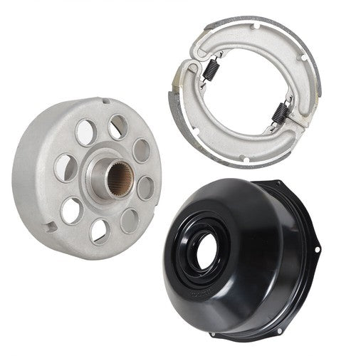 Solid Spare 1988-96 For Honda TRX300/FW FourTrax 300 2×4 Rear Brake Drum & Cover Brake Shoe