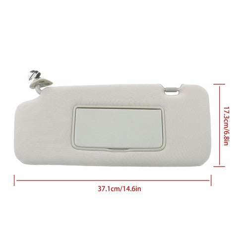 Solid Spare Suitable For Nissan Muran 2009-13 2014 Left Side Sun Visor New Beige W/ Mirror