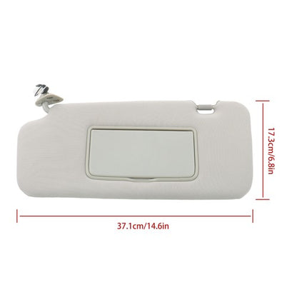 Solid Spare Suitable For Nissan Muran 2009-13 2014 Left Side Sun Visor New Beige W/ Mirror