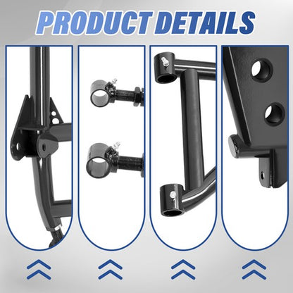Solid Spare Heavy-Duty High Clearance Rear A Arms Kit For Kawasaki Teryx / 4 / 800 2012-2024