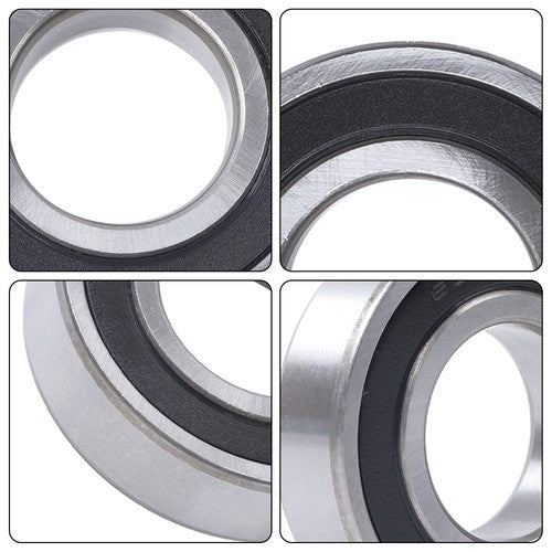Solid Spare 10Pcs 6206-2RS Bearings 30×62×16mm Double Rubber Seals Deep Groove Ball Bearing