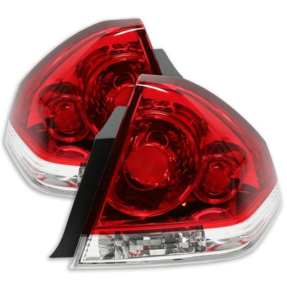 Solid Spare For Chevy Impala 2006-2013 Rear Tail Lights Brake Lamps Replacement Pair 06-13