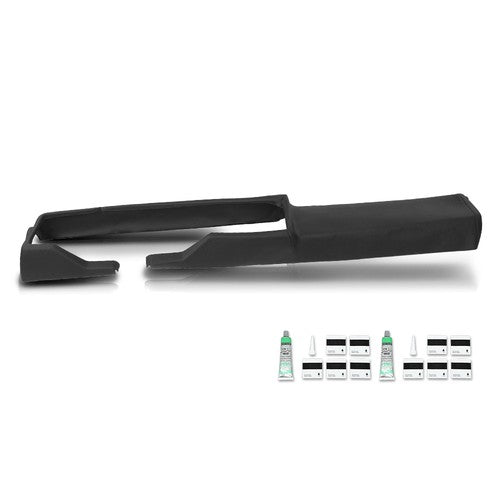 Solid Spare TPE Front Upper Dash Board Cover Cap Black Fit For 1979-1981 Chevrolet Camaro