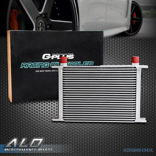 Solid Spare New Universal 25 Row AN10 Aluminum Engine Transmission Oil Cooler Silver
