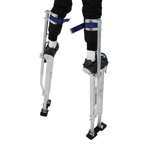 Solid Spare Adjustable Stilt 36" - 48" Drywall Stilts Aluminum Alloy Tool For Electrical