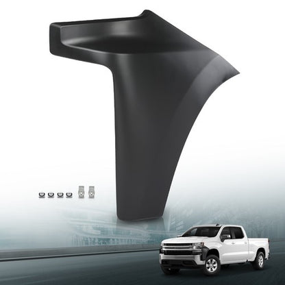 Solid Spare For 2019-2022 Chevy Silverado 1500 Front Bumper End Cap Extension Trim LH