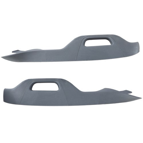 Solid Spare Left + Right A Pillar Handle Trim Grey Gray FOR 2011-2016 Ford F250 F350 F550