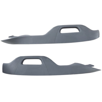 Solid Spare Left + Right A Pillar Handle Trim Grey Gray FOR 2011-2016 Ford F250 F350 F550