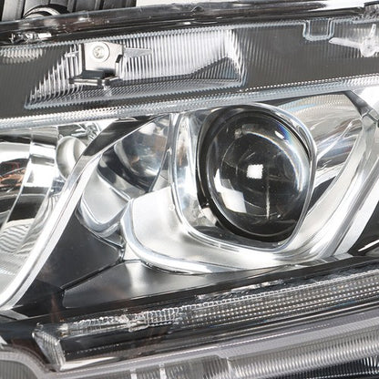 Solid Spare For Honda Civic 2016-2020 Headlight Assembly Halogen Chrome Clear Driver Side
