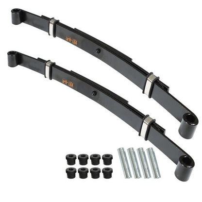 Solid Spare (Set of 2) Heavy Duty Rear Leaf Springs For EZGO TXT 1996-2013 Golf Cart
