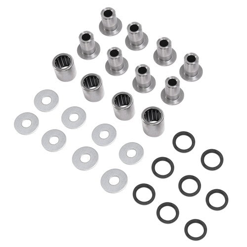 Solid Spare Silvery A Arm Bushing Bearing Shaft Kit For Kawasaki KFX400 Suzuki LTZ400 Z400