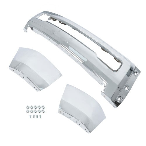 Solid Spare Chrome CH1002391 Split For RAM 2500 3500 2010-2018 Front Lower Bumper W/o Holes