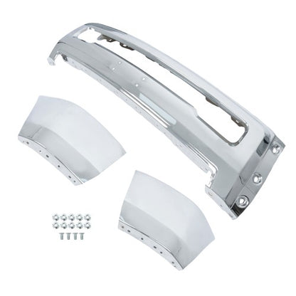 Solid Spare Chrome CH1002391 Split For RAM 2500 3500 2010-2018 Front Lower Bumper W/o Holes