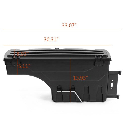 Solid Spare Pair Rear Truck Bed Storage Box Toolbox Fit For 2015-20 Colorado Canyon Pickup