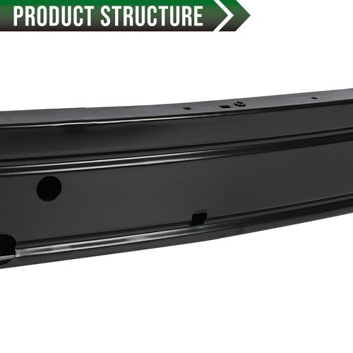 Solid Spare NI1006244 Fit For 2014-2019 Nissan Rogue Front Bumper Reinforcement Steel Black