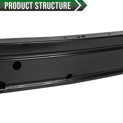 Solid Spare NI1006244 Fit For 2014-2019 Nissan Rogue Front Bumper Reinforcement Steel Black